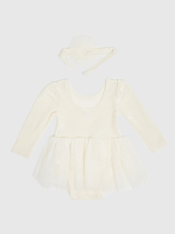 GAP Baby bársonyos body szoknyával GAP