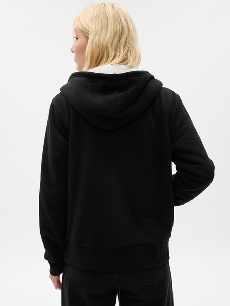 GAP Sherpa logós pulóver GAP