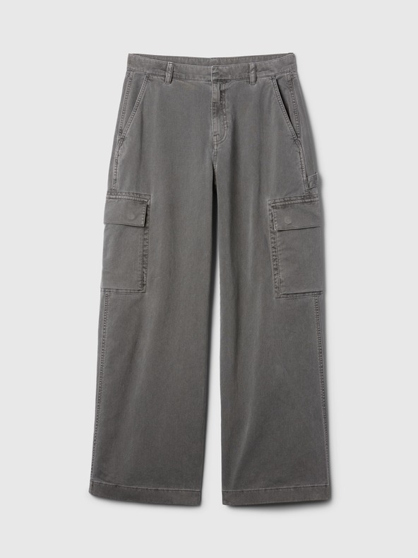 GAP Nadrág zsebekkel Baggy Khaki Cargo GAP
