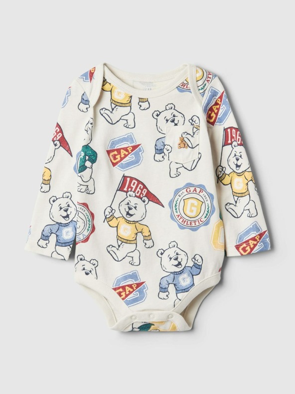 GAP Baby pamut body logóval GAP