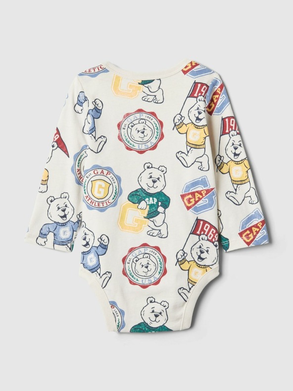 GAP Baby pamut body logóval GAP