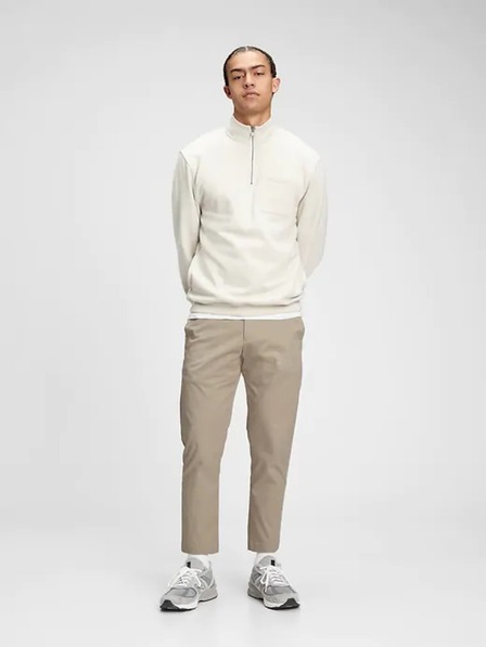 GAP Nadrág modern slim cropped khaki GapFlex GAP