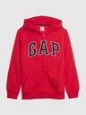 GAP Gyerek pulóver logóval és fleece béléssel GAP