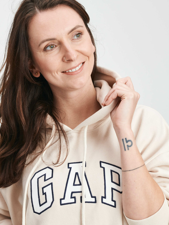 GAP Delší mikina logo GAP
