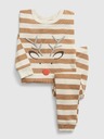GAP Gyerek csíkos pizsama szarvassal GAP