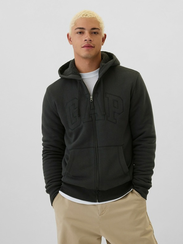 GAP Bélelt sherpa pulóver GAP