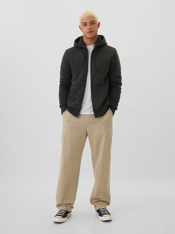 GAP Bélelt sherpa pulóver GAP