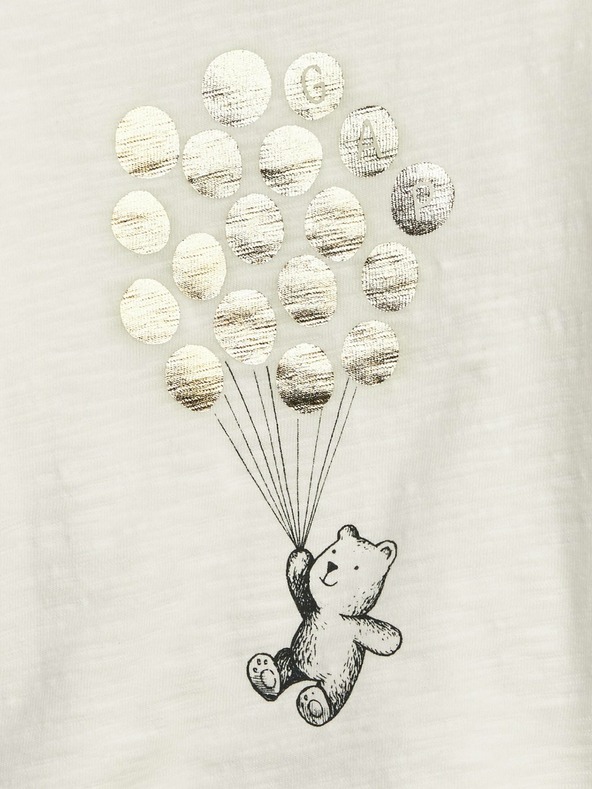 GAP Baby póló Unisex mintával GAP