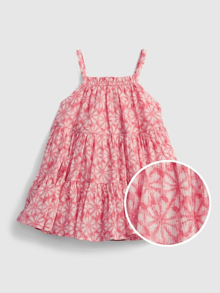 GAP Baby ruha gauze tiered floral GAP