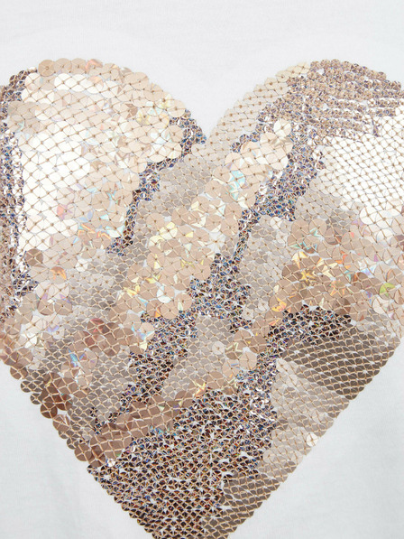 GAP Gyerek póló flitteres szívvel GAP