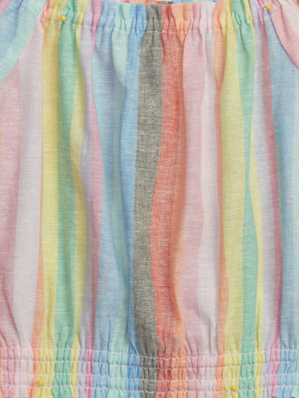 GAP Gyerek vászon csíkos top GAP