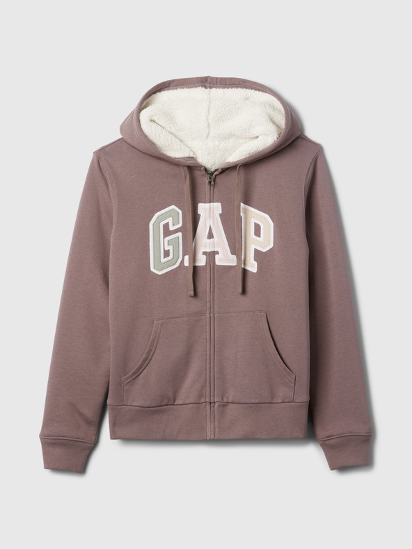 GAP Logós pulóver Sherpa GAP
