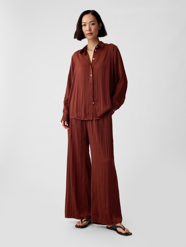 GAP Szatén ing Boyfriend GAP