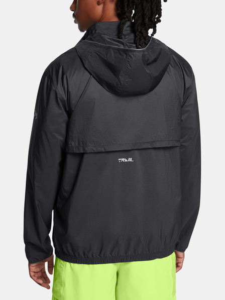 Under Armour Férfi dzseki Under Armour UA TRAIL RUN JACKET-GRY