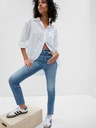 GAP Nadrágok slim boyfriend Mid Rise Universal Washwell GAP