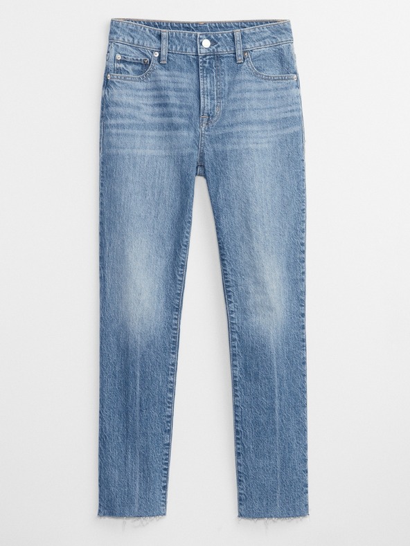 GAP Nadrágok slim boyfriend Mid Rise Universal Washwell GAP