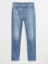 GAP Nadrágok slim boyfriend Mid Rise Universal Washwell GAP