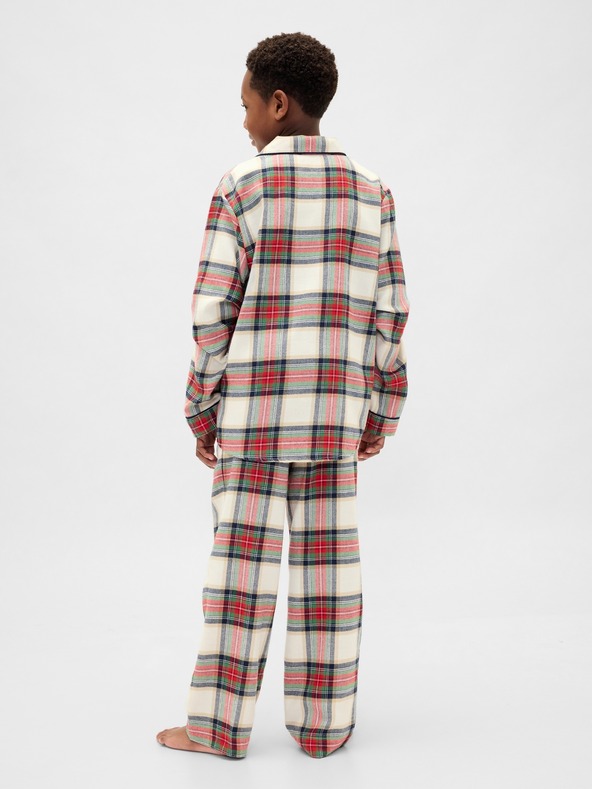 GAP Gyerek flanel pizsama szett Unisex GAP