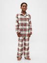 GAP Gyerek flanel pizsama szett Unisex GAP