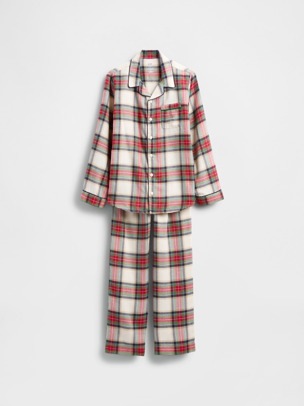 GAP Gyerek flanel pizsama szett Unisex GAP