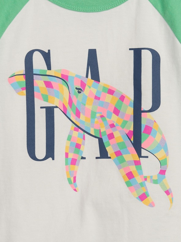 GAP Baby póló Mix & Match logóval GAP