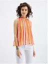 Orsay ORSAY rózsaszín-narancssárga csíkos női blúz