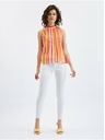 Orsay ORSAY rózsaszín-narancssárga csíkos női blúz