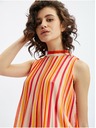 Orsay ORSAY rózsaszín-narancssárga csíkos női blúz