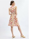 Orsay ORSAY piros-krémszínű női virágmintás ruha