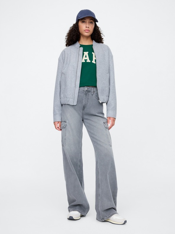 GAP GAP logó v-ss camo arch póló