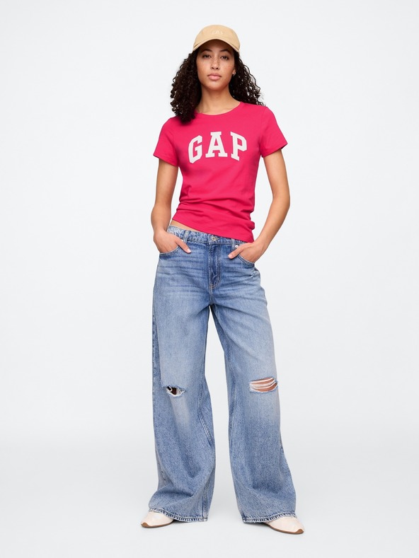 GAP GAP logó v-ss camo arch póló
