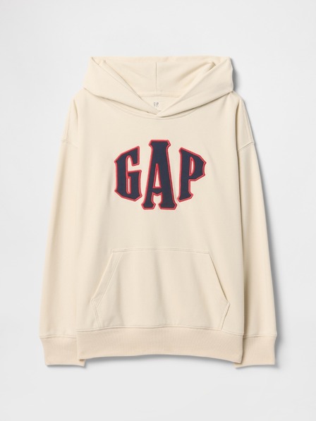 GAP Gyerek pulóver logóval és fleece béléssel GAP