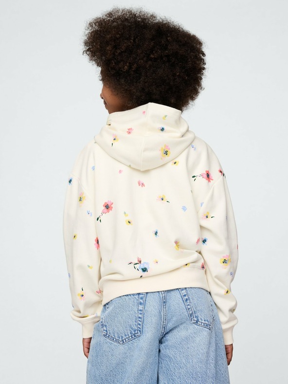 GAP Gyerek pulóver logóval és fleece béléssel GAP