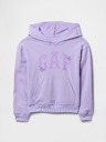 GAP Gyerek pulóver logóval és fleece béléssel GAP