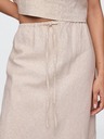 GAP Lenvászon midi szoknya GAP