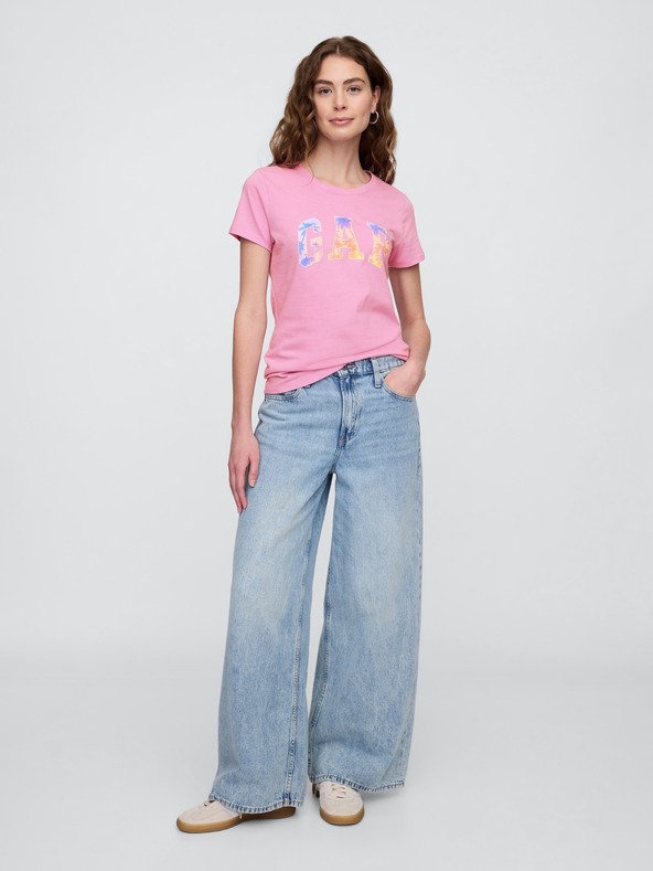 GAP GAP logó v-ss camo arch póló