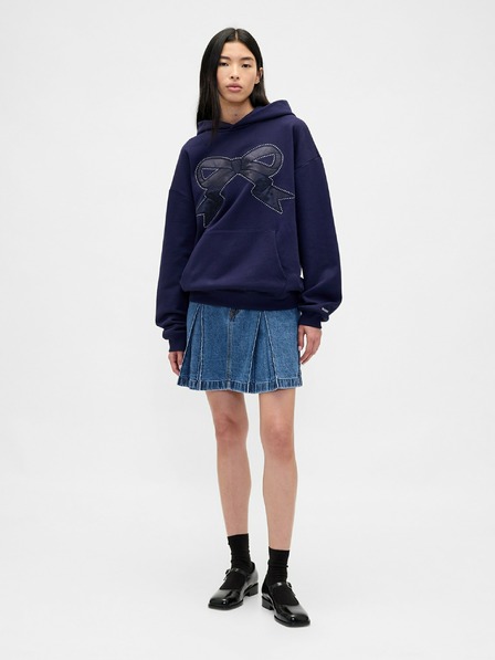 GAP Pliszírozott farmer mini szoknya Gap × Sandy Liang GAP