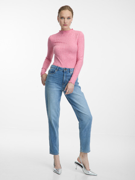 Orsay Rózsaszín állógalléros női póló ORSAY