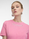 Orsay Rózsaszín applikációs női póló ORSAY