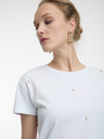 Orsay Fehér applikációs női póló ORSAY