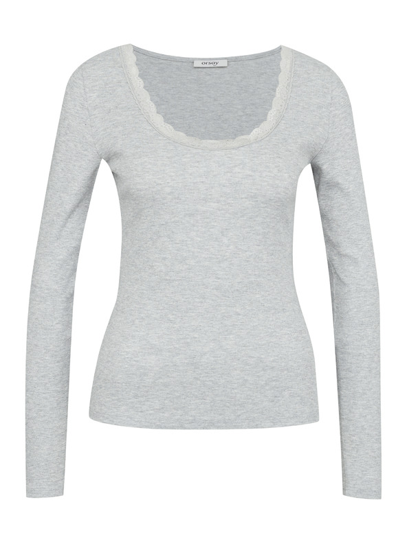 Orsay ORSAY krémszínű női hosszú ujjú póló