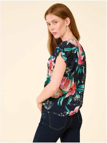 Orsay ORSAY sötétkék virágmintás blúz