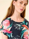 Orsay ORSAY sötétkék virágmintás blúz
