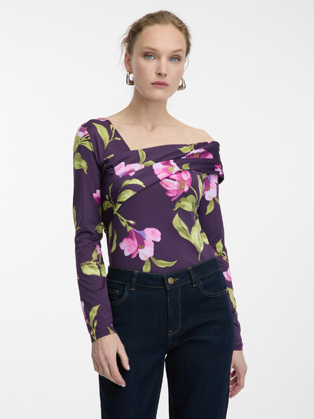 Orsay Lila virágmintás női blúz ORSAY