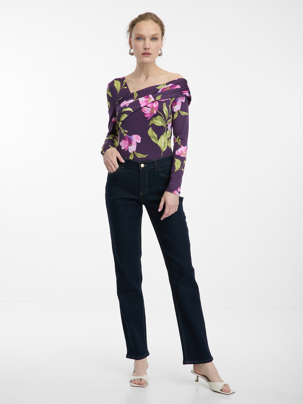 Orsay Lila virágmintás női blúz ORSAY