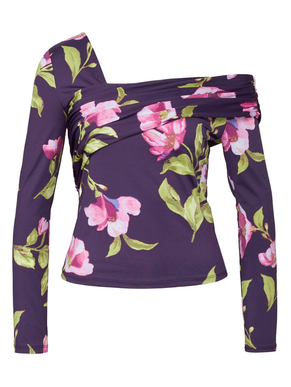 Orsay Lila virágmintás női blúz ORSAY
