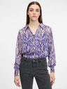 Orsay ORSAY lila női galléros blúz