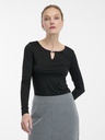 Orsay ORSAY fekete női hosszú ujjú felső