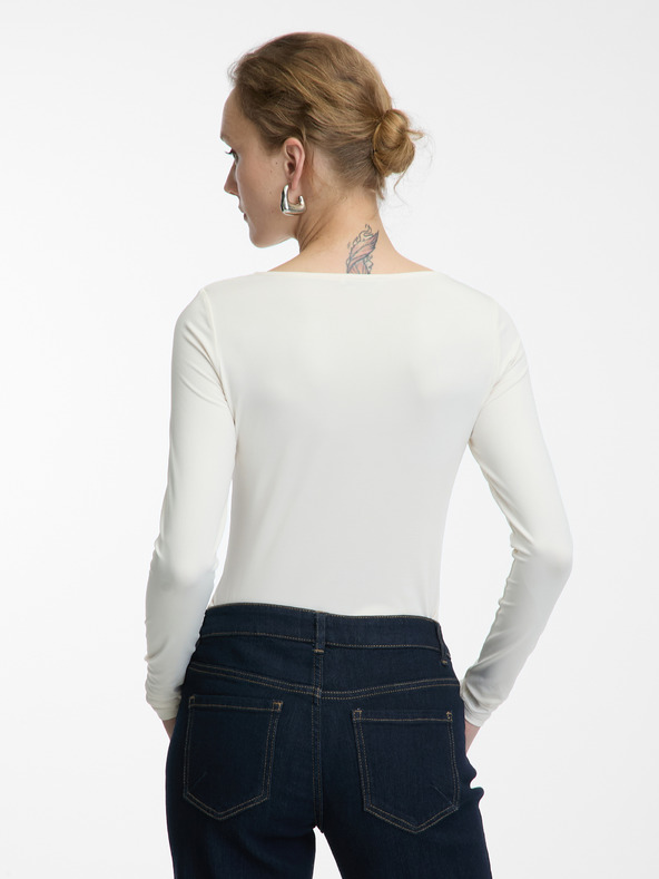 Orsay ORSAY krémszínű női hosszú ujjú felső