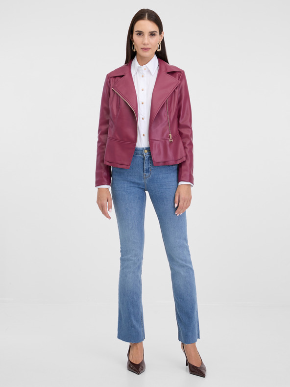 Orsay Bordó ORSAY műbőr dzseki